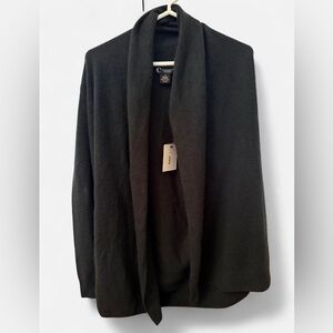 Cashmere by Bloomingdale’s Dark Green Cardigan - NWT